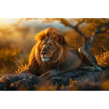 Lion Canvas on Canvas